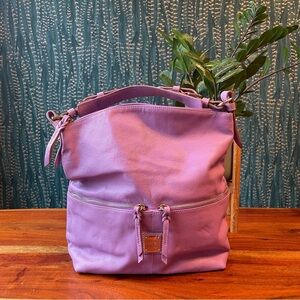 Purple leather Dooney & Bourke Dillen Sac